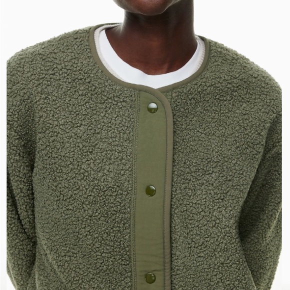 Aritzia Wilfred Free Sherpa Liner Jacket xs absolutely like new condition - Picture 15 of 16